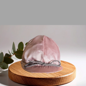 toque satin à visière longue - élégance et confort